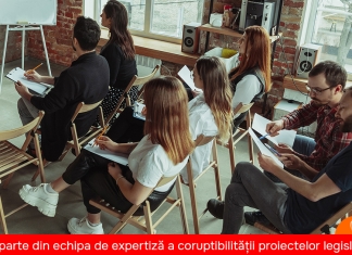 Fii parte din echipa de expertiză a coruptibilității proiectelor legislative