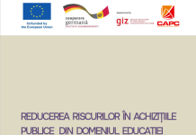 Policy Brief ”Reducerea riscurilor în achizițiile publice din domeniul educației”