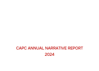 CAPC ANNUAL NARRATIVE REPORT 2024