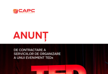 (Română) ANUNȚ de contractare a serviciilor de organizare a unui eveniment