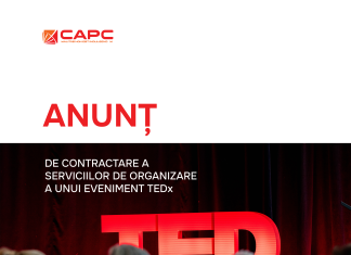 (Română) ANUNȚ de contractare a serviciilor de organizare a unui eveniment