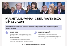 INFOGRAFIC/RO/RU/Parchetul European: cine îl poate sesiza și în ce cazuri