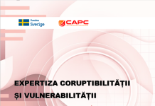 EXPERTIZA CORUPTIBILITĂȚII ȘI VULNERABILITĂȚII: CARTOGRAFIEREA RISCURILOR ÎN PROIECTELE DE ACTE NORMATIVE 2023-2025
